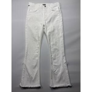 Citizens of Humanity Women's Drew Fray High Rise Crop Flare Jeans - 27 (28x25.5)